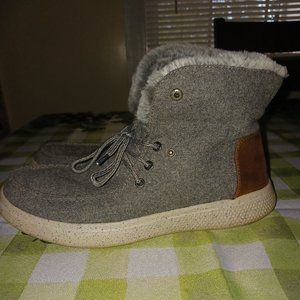 Bob's fur lined ankle boots